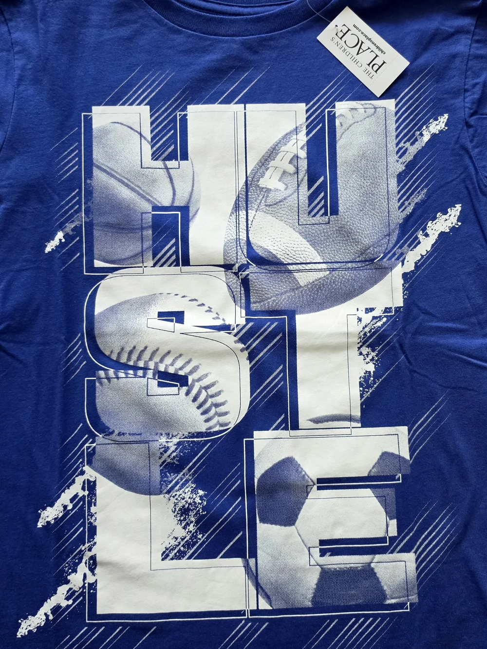 Children's Place Football Graphic Long Sleeve Tees